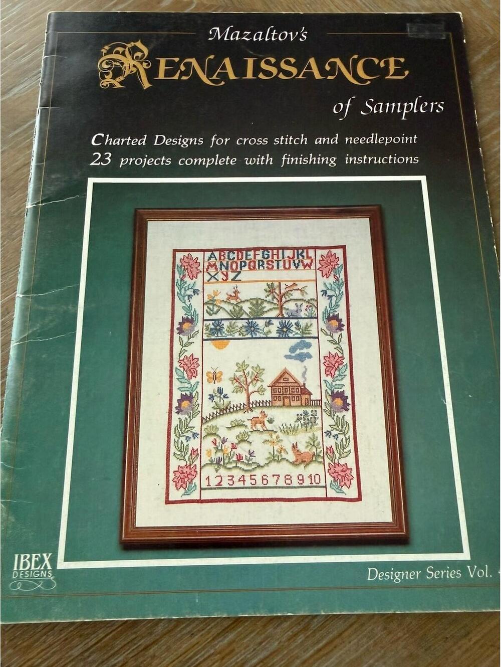 Renaissance Of Samplers Instructional Needlecraft Booklet Ibex 1981 22 Pgs
